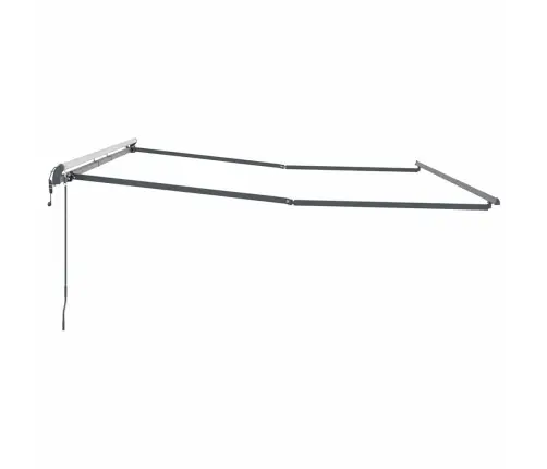 Markīze Manuāls Antracīts 5 X 3 M Metāla