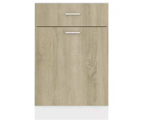 Sahtlitega Alumine Kapp "Lyon", Sonoma Tamm, 50 X 46 X 81,5 cm Töödeldud Puit