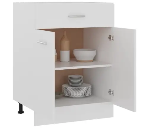 Apatinė Spintelė Su Stalčiumi,  “Lyon”,  Balta,  60X46X81, 5Cm