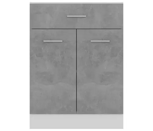 Apakšējais Skapītis Ar Atvilktnēm, Betonpelēks, 60X46X81,5 Cm Vidaxl