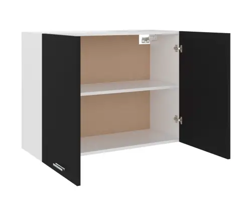 Pakabinama Spintelė,  “Lyon”,  Juoda,  80X31X60Cm