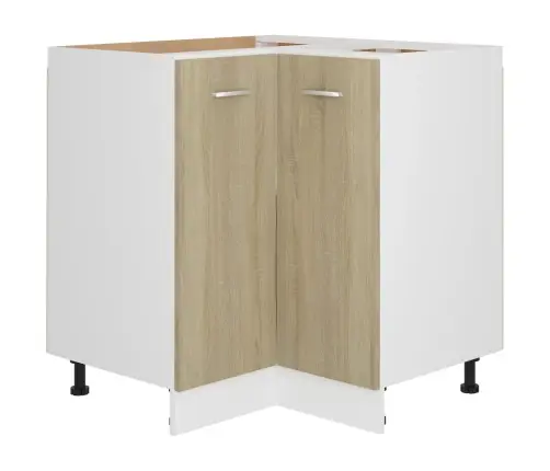 Nurgakapp "Lyon", Sonoma Tamm, 75,5X75,5X81,5 cm Töödeldud Puit