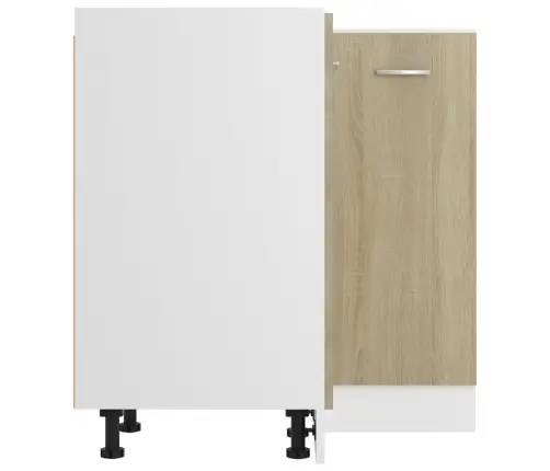 Nurgakapp "Lyon", Sonoma Tamm, 75,5X75,5X81,5 cm Töödeldud Puit