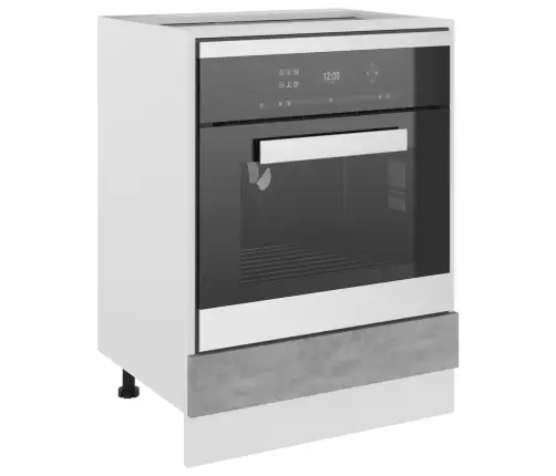 Ahjukapp "Riga", Betoonhall, 60 X 46 X 81,5 cm Töödeldud Puit