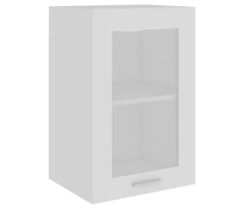 Pakabinama Stiklinė Spintelė,  “Lyon”,  Balta,  40X31X60Cm