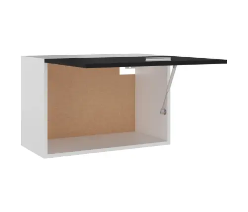 Rippuv Kapp "Lyon", Must, 60 X 31 X 40 cm Töödeldud Puit