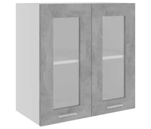 Pakabinama Stiklinė Spintelė,  “Lyon”,  Betono,  60X31X60Cm