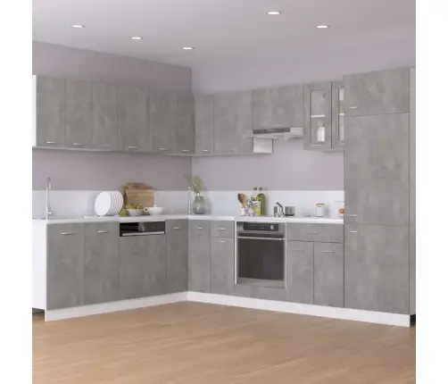 Pakabinama Stiklinė Spintelė,  “Lyon”,  Betono,  60X31X60Cm