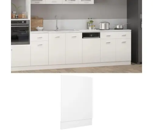 Nõudepesumasina Paneel "Lyon", Valge, 45 X 3 X 67 cm Töödeldud Puit