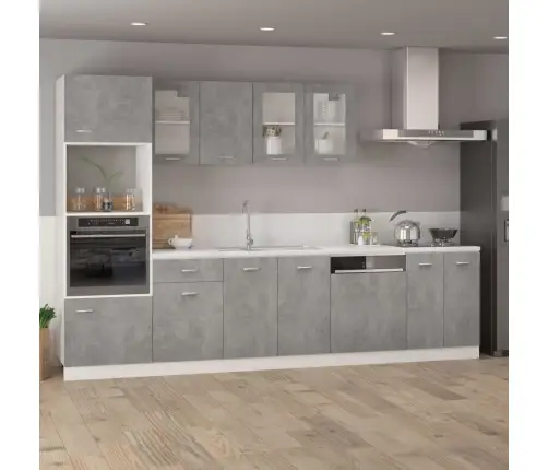 Nõudepesumasina Esipaneel "Lyon", Betoonhall, 59,5 X 3 X 67 cm Töödeldud Puit