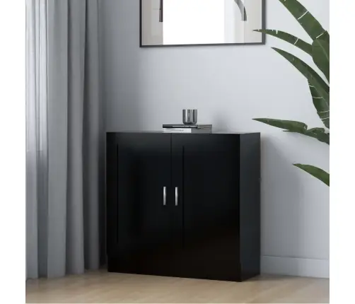 Raamatukapp, Must, 82,5 X 30,5 X 80 cm Tehispuit