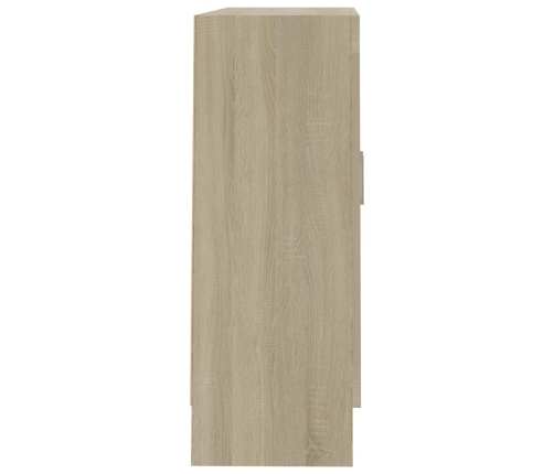 Grāmatu Skapis, Ozolkoka Krāsa 82,5X30,5X80Cm Inženierijas Koks Vidaxl