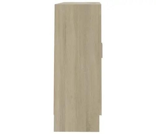 Grāmatu Skapis, Ozolkoka Krāsa 82,5X30,5X80Cm Inženierijas Koks Vidaxl