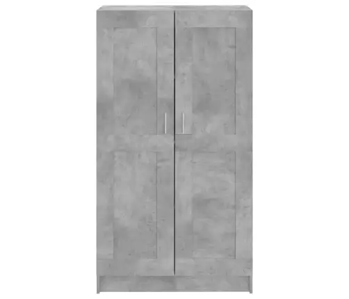 Grāmatu Skapis Betona Pelēks 82,5X30,5X150 Cm Inženierijas Koks Vidaxl