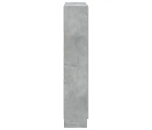 Grāmatu Skapis Betona Pelēks 82,5X30,5X150 Cm Inženierijas Koks Vidaxl
