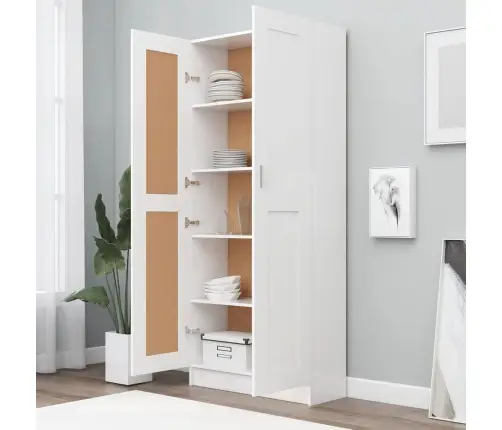 Raamaturiiul Valge 82,5 X 30,5 X 185,5 Cm Tehispuit Raamaturiiul Valge 82,5 X 30,5 X 185,5 Cm Tehispuit