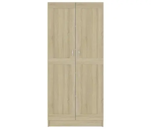 Grāmatu Skapis, Ozolkoka, 82,5X30,5X185,5 Cm, Inženierijas Koks Vidaxl