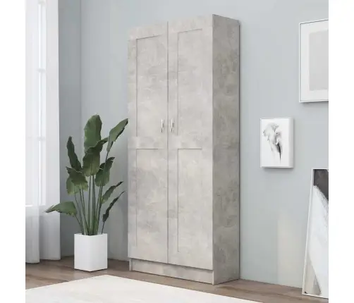 Raamaturiiul Betoonhall 82,5 X 30,5 X 185,5 Cm Tehispuit