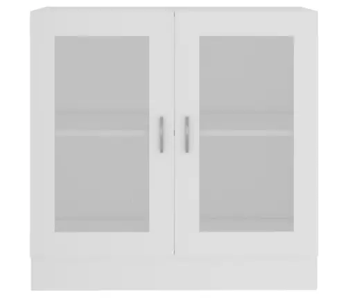 Vitrīna, Balta, 82,5X30,5X80 Cm, Inženierijas Koks Vidaxl