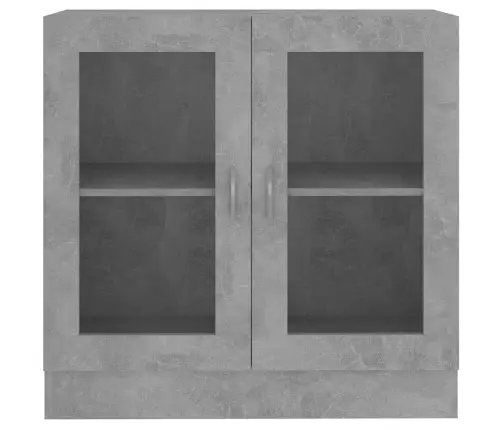 Vitriinkapp Betoonhall 82,5 X 30,5 X 80 Cm Tehispuit