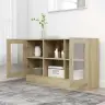 Vitriinkapp Sonoma Tamm 120 X 30,5 X 70 Cm Tehispuit