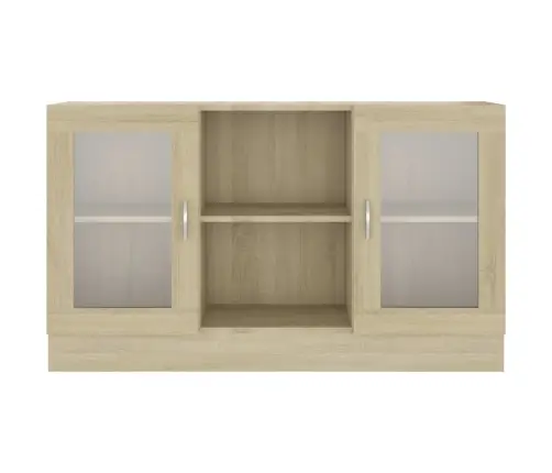 Vitriinkapp Sonoma Tamm 120 X 30,5 X 70 Cm Tehispuit
