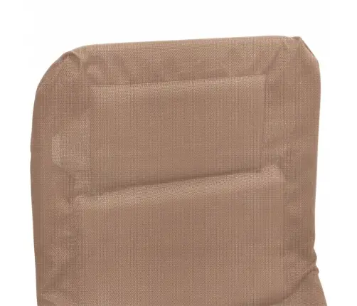 Kokkupandavad Päevitustoolid 2 Tk, Pruunikashall