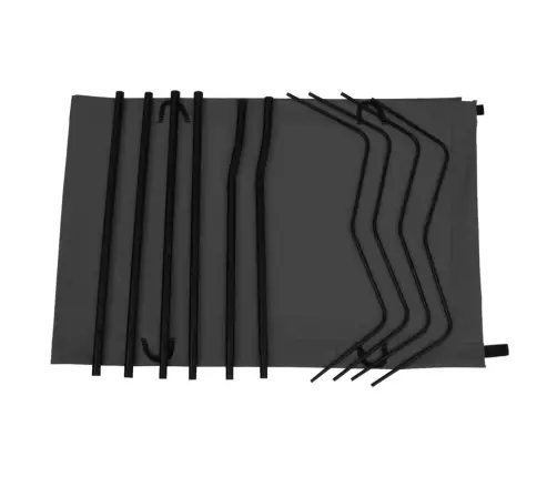 Matkavoodi 180 X 60 X 19 cm Oxford-Kangas Ja Teras, Must