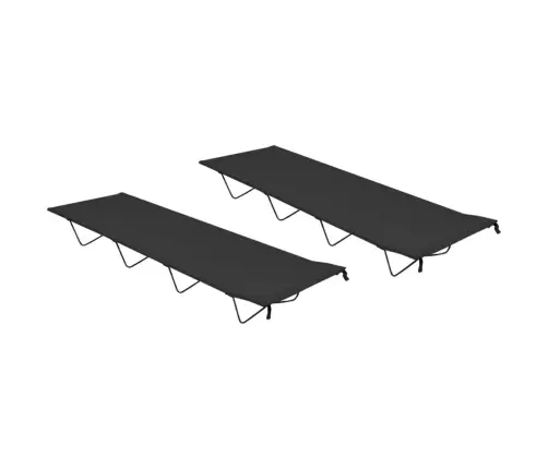 Matkavoodid, 2 Tk, 180X60X19 cm Oxford-Kangas Ja Teras, Must