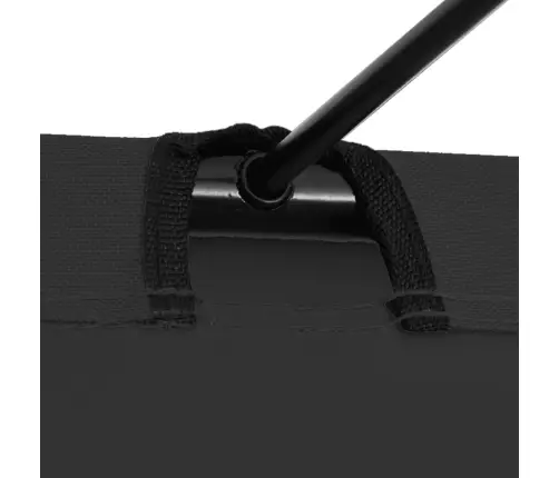 Matkavoodid, 2 Tk, 180X60X19 cm Oxford-Kangas Ja Teras, Must