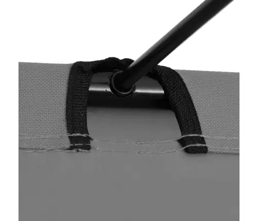 Kempinga Gultas, 2 Gab., 180X60X19 Cm, Pelēks Oksforda Audums Vidaxl