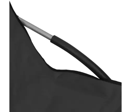 Salokāmi Pludmales Krēsli, 2 Gab., Melns Audums Vidaxl Salokāmi Pludmales Krēsli, 2 Gab., Melns Audums Vidaxl