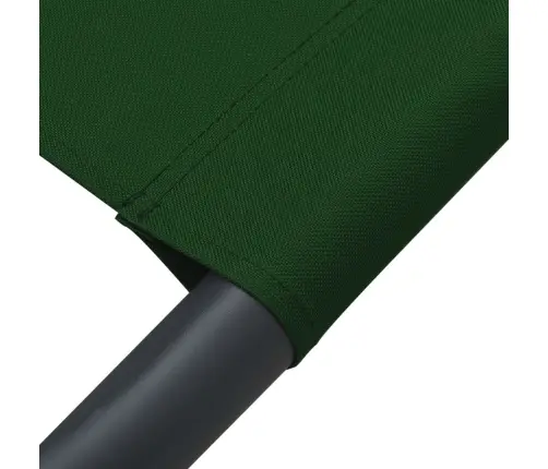 Āra Atpūtas Gulta Ar Jumtu Un Spilveniem, Zaļa Vidaxl