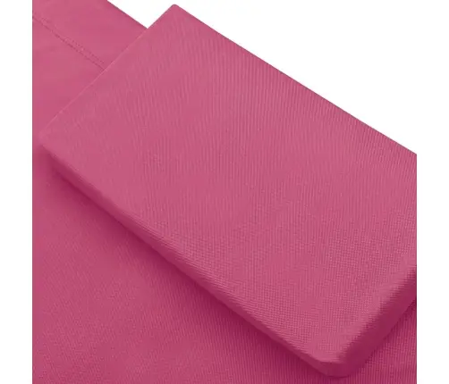 Āra Atpūtas Gulta Ar Jumtu Un Spilveniem, Rozā Vidaxl