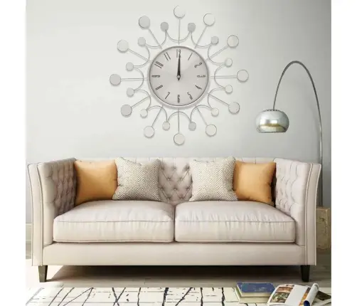 Seinakell, Hõbedane, 40 cm Metall