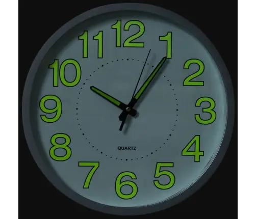 Sienas Pulkstenis, Izgaismots, Balts, 30 Cm Vidaxl