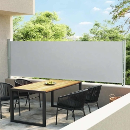 Izvelkama Sānu Markīze, Pelēka, 140X600 Cm Vidaxl