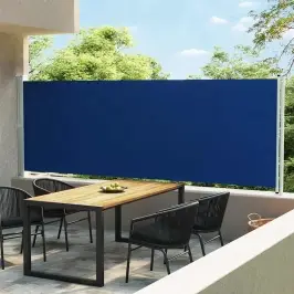 Lahtitõmmatav Terrassi Külgsein, 600 X 160 cm Sinine