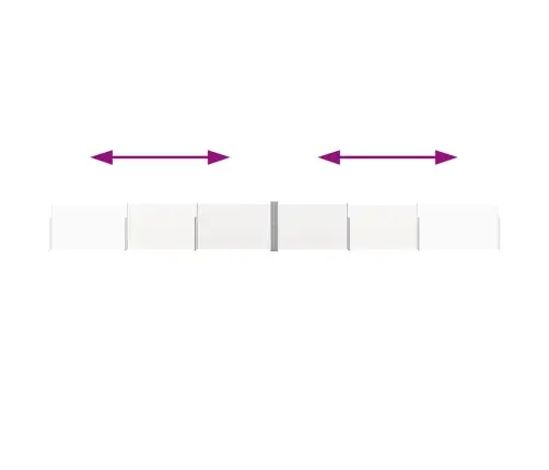 Izvelkama Sānu Markīze, Krēmkrāsas, 140X1200 Cm Vidaxl