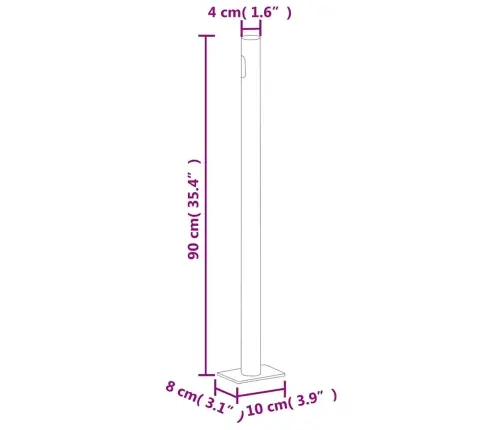 Ištraukiama Šoninė Kiemo Pertvara, Mėlynos Spalvos, 140X1200Cm