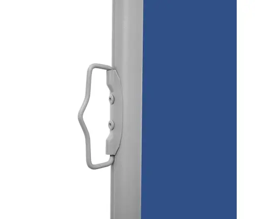 Ištraukiama Šoninė Kiemo Pertvara, Mėlynos Spalvos, 140X1200Cm