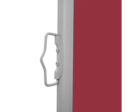 Lahtitõmmatav Terrassi Külgsein, 140 X 1200 cm Punane