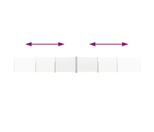 Izvelkama Sānu Markīze, Krēmkrāsas, 170X1200 Cm Vidaxl