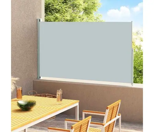 Ištraukiama Šoninė Kiemo Pertvara, Pilkos Spalvos, 180X300Cm