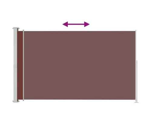 Izvelkama Sānu Markīze, Brūna 180X300 Cm Vidaxl