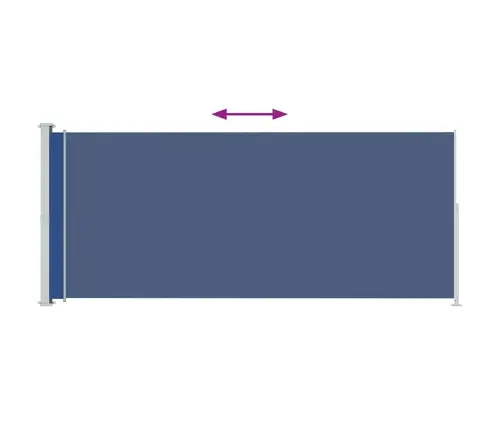 Izvelkama Sānu Markīze, Zila, 180X500 Cm Vidaxl