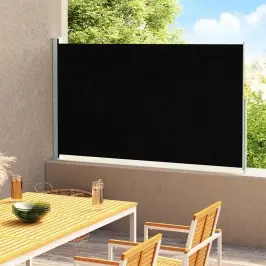 Lahtitõmmatav Terrassi Külgsein, 200 X 300 cm Must