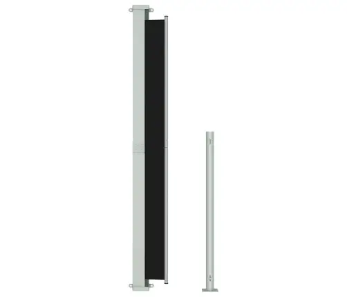 Izvelkama Sānu Markīze, Melna, 220X500 Cm Vidaxl