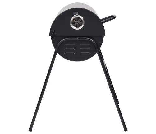 Kepsninė Su 2 Grotelėmis, Juoda, 80X95X90cm Plienas