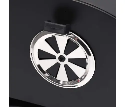 Kepsninė Su 2 Grotelėmis, Juoda, 80X95X90cm Plienas